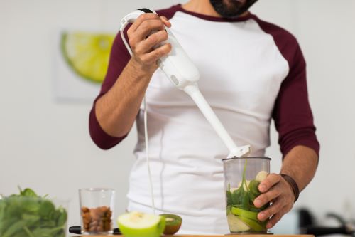 Man Making Smoothie
